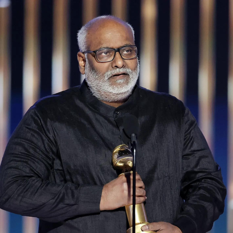 ” ఆరోగ్యం బాగాలేదు ” గోల్డెన్ గ్లోబ్ వేదికపై కీరవాణి